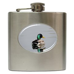 Swimming Duck Hip Flask (6 Oz) by picsaspassion