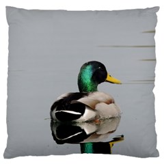 Swimming Duck Standard Flano Cushion Case (one Side) by picsaspassion