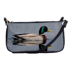 Wild Duck Swimming In Lake Shoulder Clutch Bags by picsaspassion