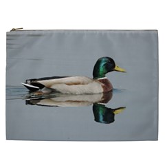 Wild Duck Swimming In Lake Cosmetic Bag (xxl)  by picsaspassion