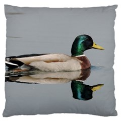 Wild Duck Swimming In Lake Standard Flano Cushion Case (one Side) by picsaspassion