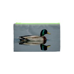 Wild Duck Swimming In Lake Cosmetic Bag (xs) by picsaspassion