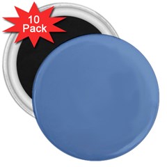 Blue Color 3  Magnets (10 Pack)  by picsaspassion