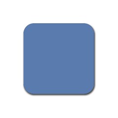 Blue Color Rubber Coaster (square) 