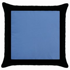 Blue Color Throw Pillow Case (black)