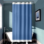 Blue color Shower Curtain 36  x 72  (Stall)  Curtain(36 X72 ) - 33.26 x66.24  Curtain(36 X72 )