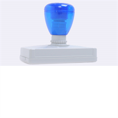 Blue Color Rubber Address Stamps (xl)