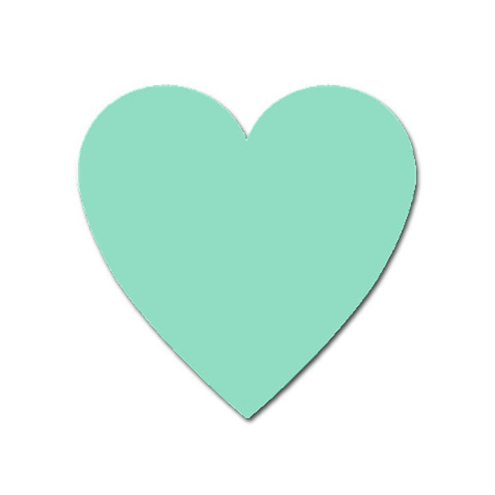 Mint color Heart Magnet