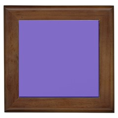 Lilac - Purple Color Design Framed Tiles