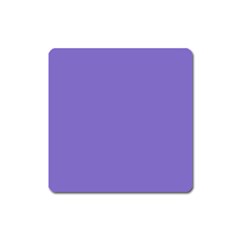 Lilac - Purple Color Design Square Magnet by picsaspassion