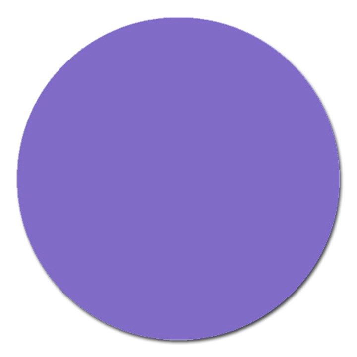 Lilac - purple color design Magnet 5  (Round)