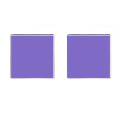 Lilac - Purple Color Design Cufflinks (square) by picsaspassion