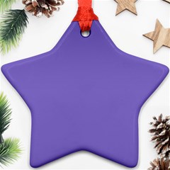 Lilac - Purple Color Design Star Ornament (two Sides)  by picsaspassion