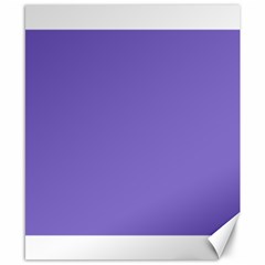 Lilac - Purple Color Design Canvas 8  X 10  by picsaspassion