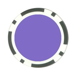 Lilac - Purple Color Design Poker Chip Card Guards by picsaspassion