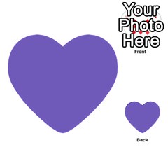 Lilac - Purple Color Design Multi-purpose Cards (heart)  by picsaspassion