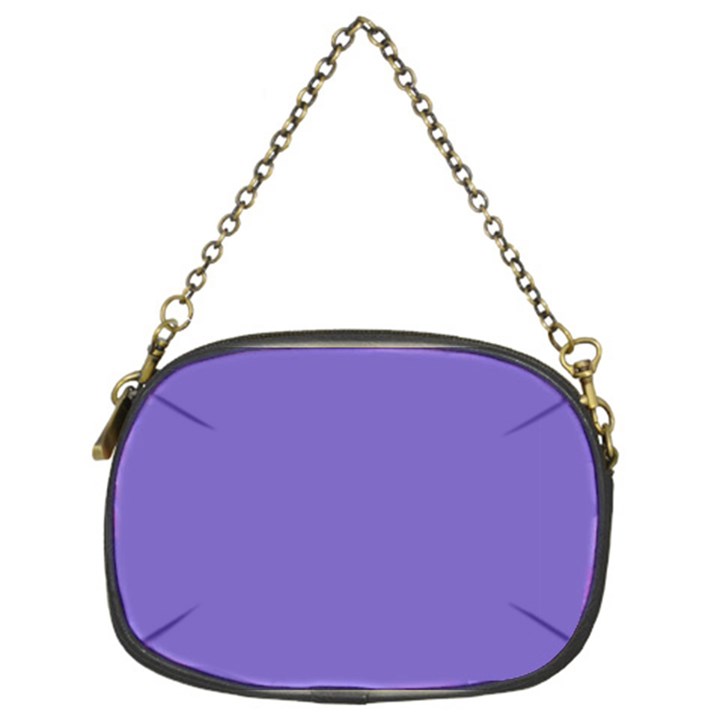 Lilac - purple color design Chain Purses (One Side) 