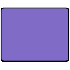 Lilac - Purple Color Design Fleece Blanket (medium)  by picsaspassion