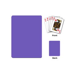 Lilac - Purple Color Design Playing Cards (mini) 