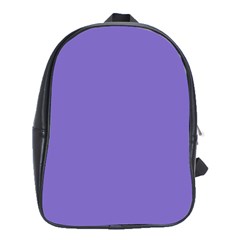 Lilac - Purple Color Design School Bags (xl)  by picsaspassion