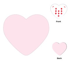 Pink Color Design Playing Cards (heart)  by picsaspassion