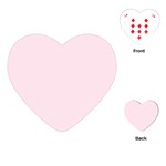 Pink color design Playing Cards (Heart)  Front