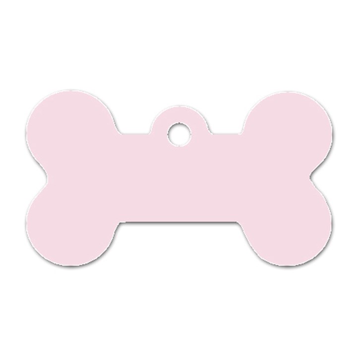 Pink color design Dog Tag Bone (One Side)