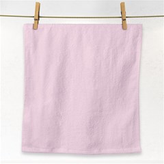 Pink Color Design Face Towel