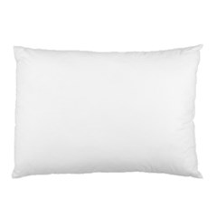 White Color Design Pillow Case by picsaspassion