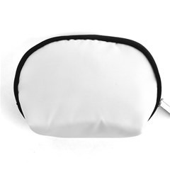 White Color Design Accessory Pouches (medium)  by picsaspassion