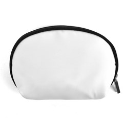 White Color Design Accessory Pouches (large)  by picsaspassion