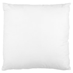 White Color Design Standard Flano Cushion Case (one Side) by picsaspassion