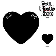 Black Color Design Playing Cards 54 (heart) 