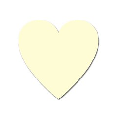 Yellow Color Design Heart Magnet by picsaspassion