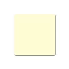 Yellow Color Design Square Magnet