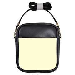 Yellow Color Design Girls Sling Bags