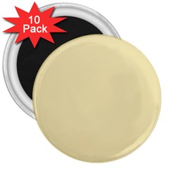 Gold Yellow Color Design 3  Magnets (10 Pack)  by picsaspassion