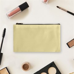 Gold Yellow Color Design Cosmetic Bag (small)  by picsaspassion