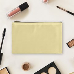 Gold Yellow Color Design Cosmetic Bag (medium)  by picsaspassion