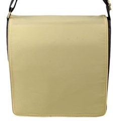 Gold Yellow Color Design Flap Messenger Bag (s) by picsaspassion