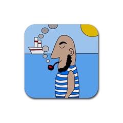 Sailor Rubber Coaster (square)  by Valentinaart