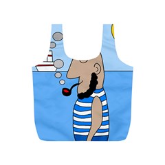 Sailor Full Print Recycle Bags (s)  by Valentinaart