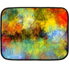 Lagoon Double Sided Fleece Blanket (mini)  by digitaldivadesigns