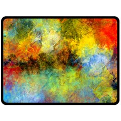 Lagoon Fleece Blanket (large)  by digitaldivadesigns