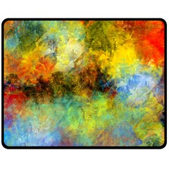 Lagoon Fleece Blanket (medium)  by digitaldivadesigns