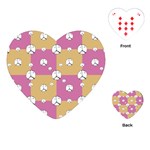 Symbol Peace Drawing Pattern Playing Cards (Heart)  Front