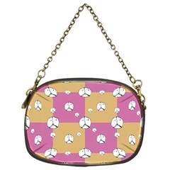 Symbol Peace Drawing Pattern Chain Purses (one Side)  by dflcprints