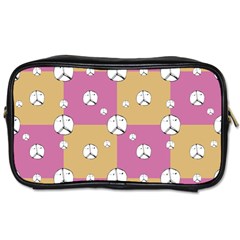 Symbol Peace Drawing Pattern Toiletries Bags by dflcprints