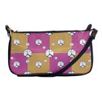 Symbol Peace Drawing Pattern Shoulder Clutch Bags Front