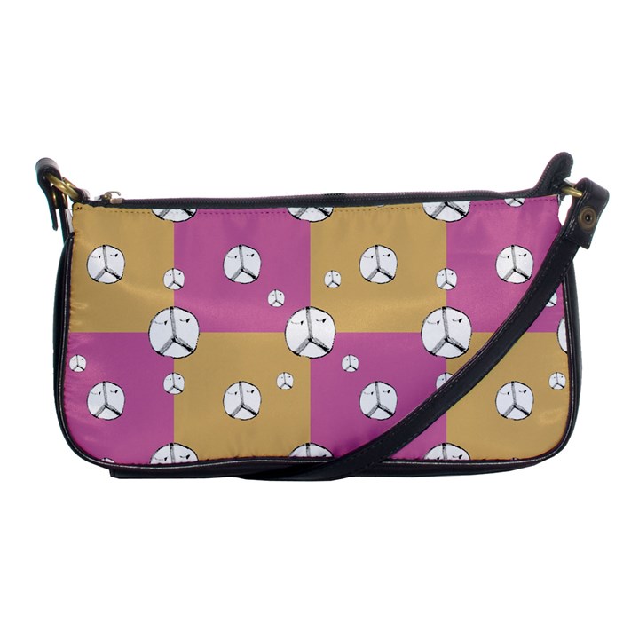 Symbol Peace Drawing Pattern Shoulder Clutch Bags